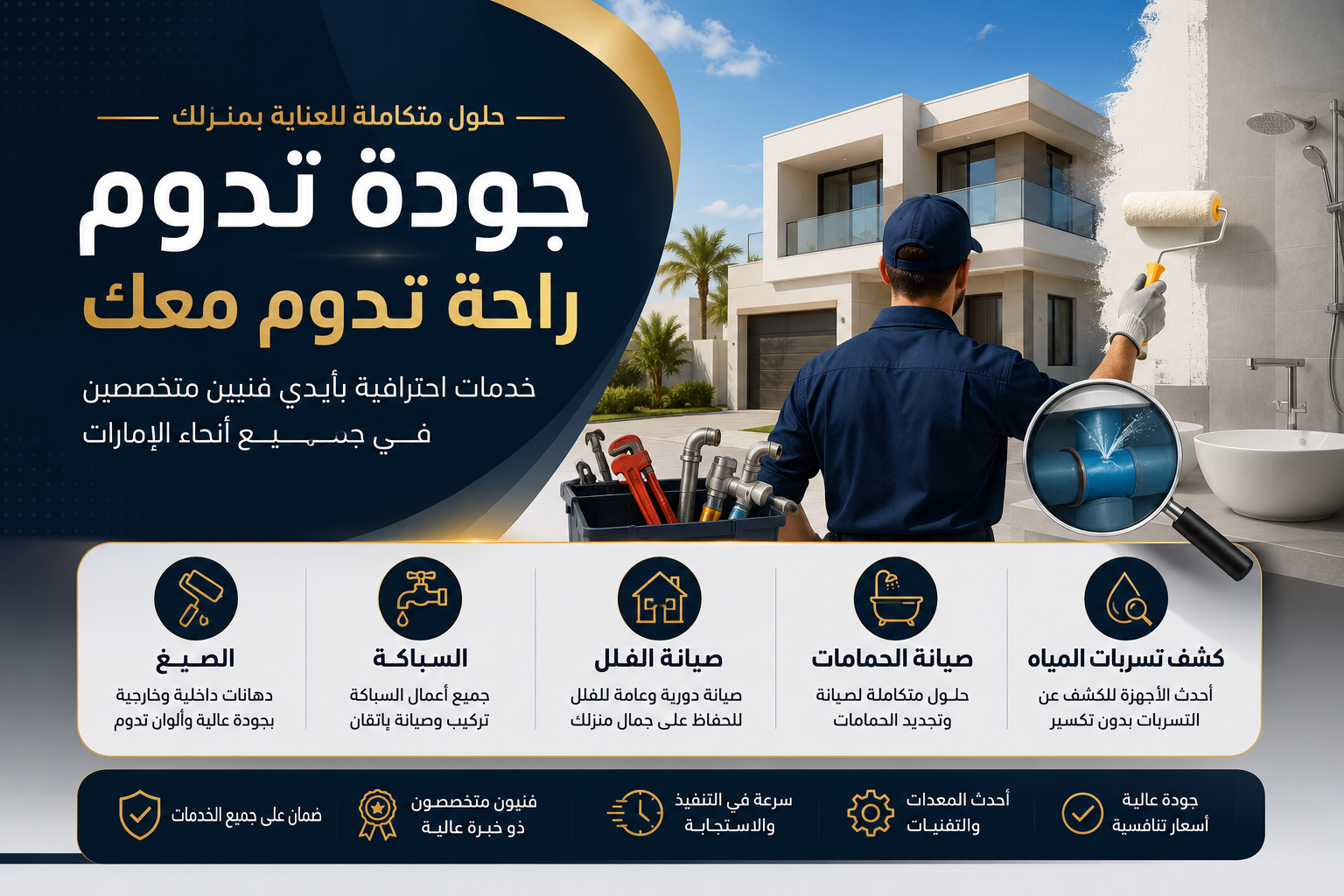 شركة ركن الاصول لخدمات الصيانة في الامارات